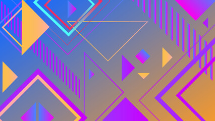Abstract neon cyberpunk background with retro vibes gradient color 70s 80s 90s