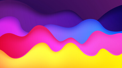 abstract colorful background with wave