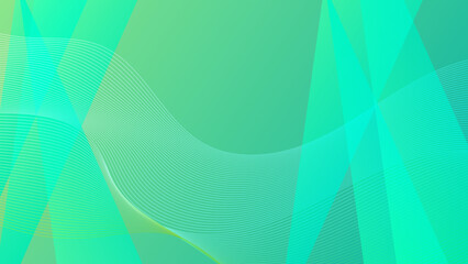 Abstract colorful green and yellow gradient background