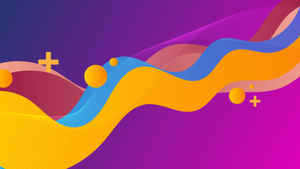 Abstract colorful purple and orange gradient background