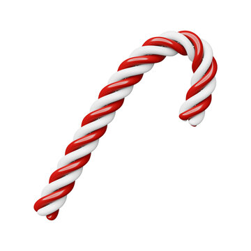 Bast&oacute;n de caramelo rojo, Navidad, fondo trasnparente, PNG 