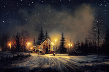 Christmas in the country