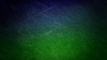 gradient blue and green wall texture background. rough clean concrete wall in close-up view with blank space for design. decorative plaster texture with vignette. abstract concept background.