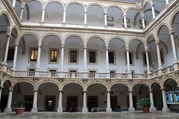 norman palace in palermo in sicily in italy 