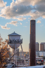 Industrial Richmond at Dusk Virginia USA, Richmond, Virginia