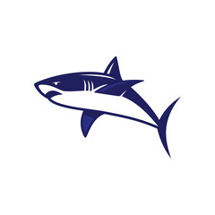 simple shark logo
