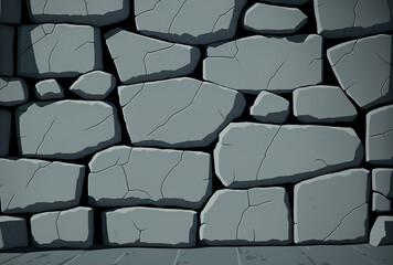 Fototapeta premium Background made of rough gray cement. Generative AI