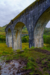 Glenfinnan Viaduct and surrounding landscape