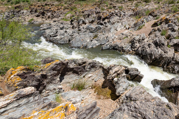 Pulo do Lobo waterfall, Guadiana river, municipality of Mértola / Santa Maria, district of Beja, Alentejo, Portugal