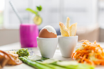 breakfast soft-boiled egg