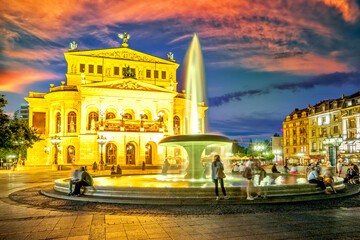 Alte Oper, Frankfurt am Main, Hessen, Deutschland 
