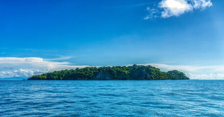 Naklejka premium The Pearl Islands archipelago in the Pacific ocean, Panama