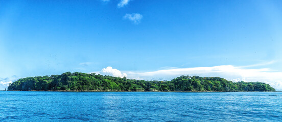 The Pearl Islands archipelago in the Pacific ocean, Panama