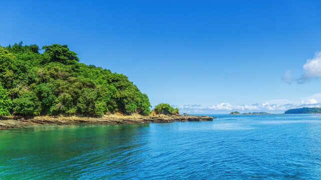 The Pearl Islands archipelago in the Pacific ocean, Panama