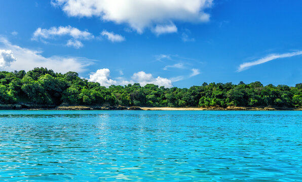 The Pearl Islands archipelago in the Pacific ocean, Panama
