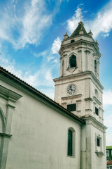Fototapeta na wymiar Cathedral Santa Maria la antigua, located in Panama city