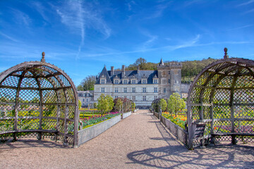 Chateau de Villandry, Indre et Loire, Centre, France.
