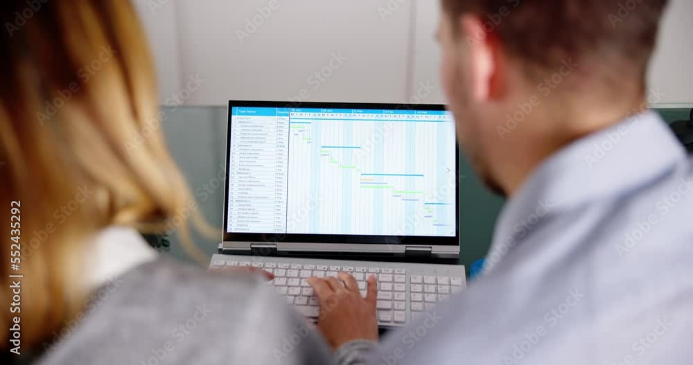 Poster Gantt Gantt Software Project