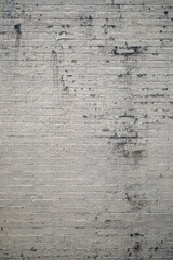 Scary Ugly Dirty Gray Brick Wall
