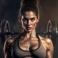 Fitness Portrait, Generative AI, Generative, AI