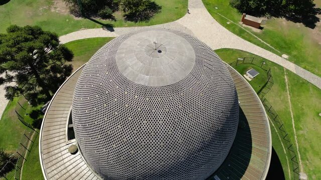 Planetarium Galileo Galilei fliying over drone