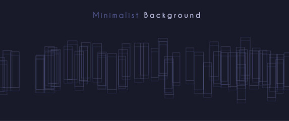 Fototapeta premium Abstract modern and futuristic rectangle pattern vector design, perfect for background, backdrop, business, template, banner, or card.