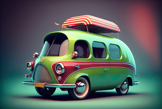 Concept vehicle for cars with motor insurance reimbursement. Generative AI