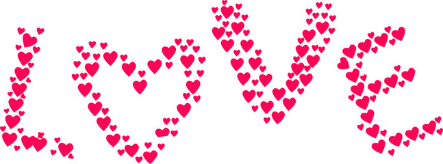 love heart pink valentine