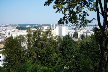 View of the city from the top of the city.        