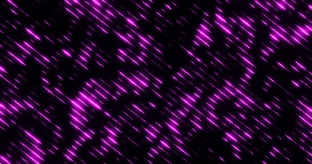 Abstract background of flying purple stripes and diagonal lines with a glow effect shiny festive bright beautiful futuristic hi-tech