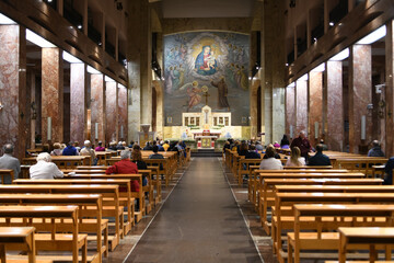 Fototapeta na wymiar Sanctuaire de Sainte Marie de la Grâce