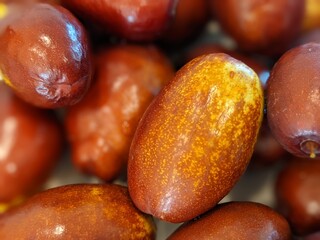 close up of an fruit