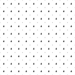 Square seamless background pattern from geometric shapes are different sizes and opacity. The pattern is evenly filled with small black vote symbols. Vector illustration on white background