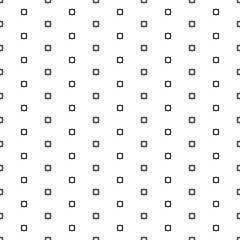 Square seamless background pattern from geometric shapes. The pattern is evenly filled with black currency signs. Vector illustration on white background