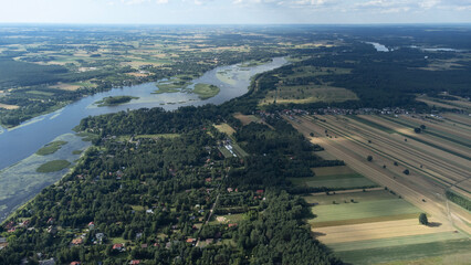 aerial view of the city