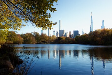 Central Park,  New York City scenic photographs taken November 2022