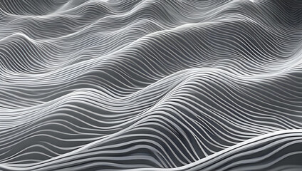 MONOCHROMATIC BLACK AND WHITE BACKGROUND WAVES