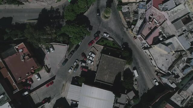 aerial view of the city