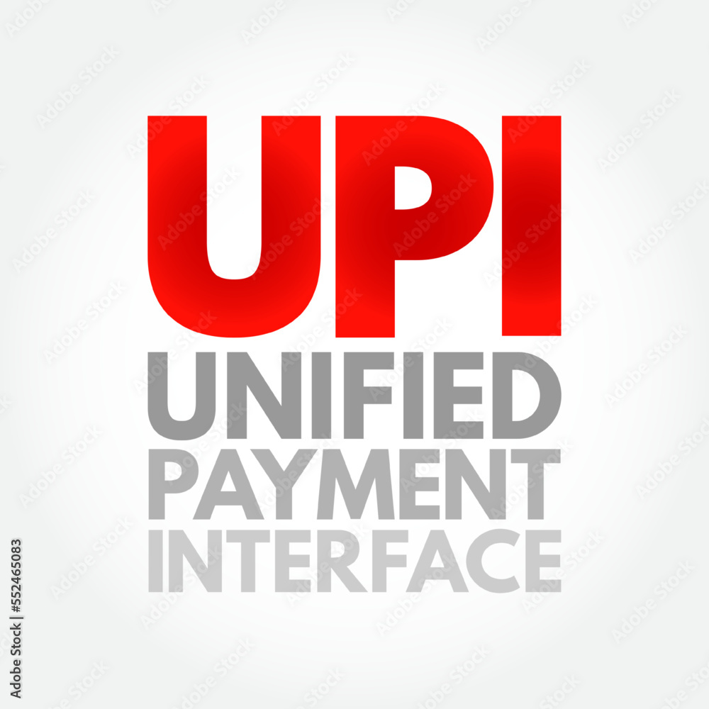 Poster upi unified payment interface - system that powers multiple bank accounts into a single mobile appli