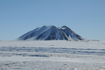 mountain in winter