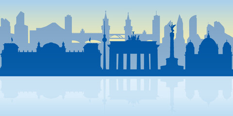 Obraz premium Skyline Berlin 