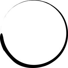 Circle Line. Hand drawn round