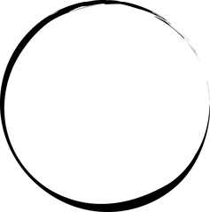 Circle Line. Hand drawn round