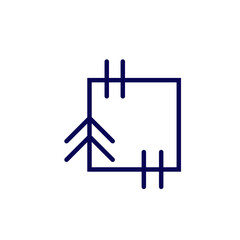 Mid century geometrical element  
