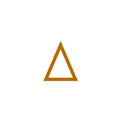 esoteric astrological symbol of triangle symbol