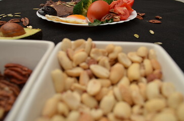 Dish based on the specialized ketogenic diet