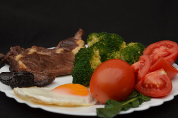 Dish based on the specialized ketogenic diet