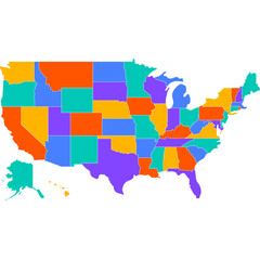 usa map icon