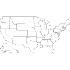 usa map icon