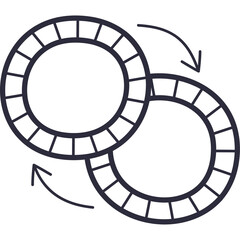 money coin exchange illustration